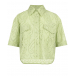 Зеленая рубашка с шитьем Forte dei Marmi Couture | Фото 1