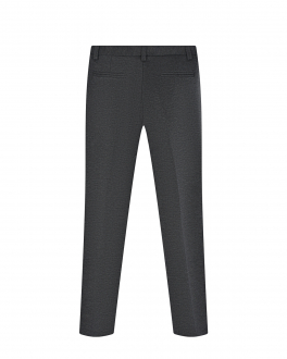Серые классические брюки из трикотажа Dal Lago Серый, арт. R210 8111 7 | Фото 2