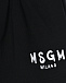 Черные шорты с лого MSGM | Фото 3
