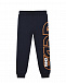 Синие спортивные брюки с оранжевым принтом GCDS | Фото 2