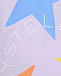 Футболка с принтом разноцветные звезды, логотип на груди Stella McCartney | Фото 3