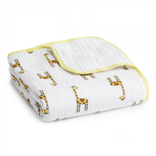 Одеяло из муслинового хлопка Jungle jam giraffe  | Фото 1