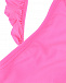 Розовый раздельный купальник с юбочкой и рюшами  | Фото 3