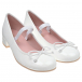 Белые туфли с бантом-шнурком Pretty Ballerinas | Фото 1