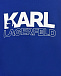 Синий свитшот с логотипом Karl Lagerfeld kids | Фото 3