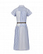 Платье в сине-белую полоску Brunello Cucinelli | Фото 2