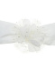 Белая повязка с кружевным цветком Monnalisa | Фото 3