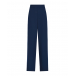 Синие брюки прямого кроя Parosh | Фото 1