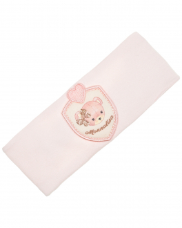 Комплект: повязка и пинетки, розовый Monnalisa Розовый, арт. 350019 0002 0192 | Фото 2
