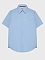 Рубашка с короткими рукавами, голубая