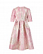 Розовое платье с золотым узором Dolce&Gabbana | Фото 3