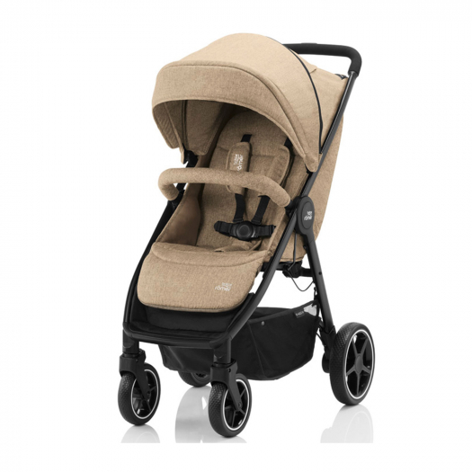 Коляска прогулочная B-Agile M Linen Beige Britax Roemer | Фото 1