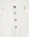Белые джинсы с застежкой на пуговицы MM6 Maison Margiela | Фото 5