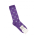 Фиолетовые носки с логотипом GUCCI | Фото 1