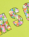 Свитшот салатового цвета с цветочным лого MSGM | Фото 5
