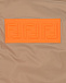Бежевая куртка с оранжевым лого Fendi | Фото 4