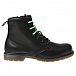 Черные ботинки с зелеными шнурками Diesel | Фото 2