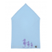 Голубая косынка с принтом &quot;морские коньки&quot; Il Trenino | Фото 1