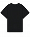 Черная футболка с белым лого MM6 Maison Margiela | Фото 2