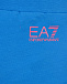 Голубые шорты с логотипом Emporio Armani | Фото 4