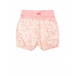 Розовые шорты с цветочным принтом Sanetta Kidswear | Фото 1