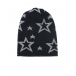 Черная шапка с серыми звездами Catya | Фото 1