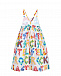 Сарафан с разноцветным лого Stella McCartney | Фото 2