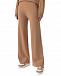 Трикотажные брюки коричневого цвета Allude | Фото 7
