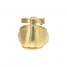 Золотистые пинетки-туфли Dolce&Gabbana | Фото 3