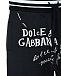 Черные спортивные брюки с логотипом Dolce&Gabbana | Фото 4