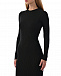 Черное платье из плотного трикотажа Pietro Brunelli | Фото 7