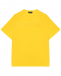 Футболка с лого в тон, желтая Dsquared2 | Фото 1