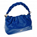 Синяя сумка с витой ручкой, 40x25x15 см  | Фото 2
