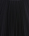 Черная плиссированная юбка средней длины Aletta | Фото 4