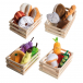 Игровой набор плюшевых продуктов для детского магазина/кухни Roba | Фото 1