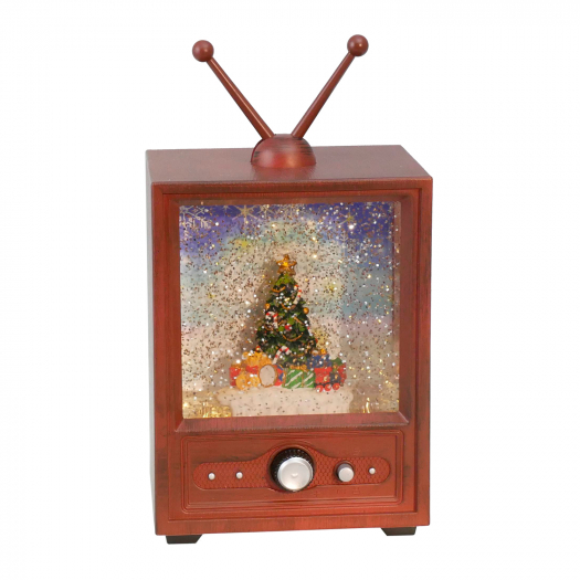 Новогодний сувенир ретро-телевизор &quot;Рождество&quot; Musicboxworld | Фото 1