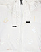 Белая куртка с меховой отделкой на капюшоне Diego M | Фото 9
