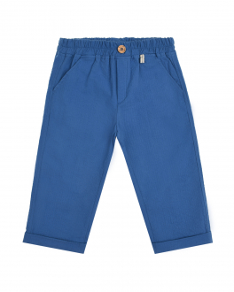 Синие брюки с отворотами Aletta Синий, арт. R22731-56 V243 | Фото 1