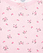 Розовое боди с цветочным принтом Sanetta | Фото 3