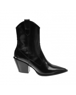 Черные ботинки на высоком каблуке Dorothee Schumacher Черный, арт. 950302 999 | Фото 2