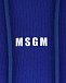 Синяя толстовка-худи MSGM | Фото 7
