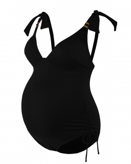 Черный купальник Porto Vecchio для беременных Cache Coeur Черный, арт. PORTO BM222 BLACK | Фото 1