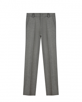 Серые трикотажные брюки со стрелками Dal Lago Серый, арт. N107D 8111 7 | Фото 1