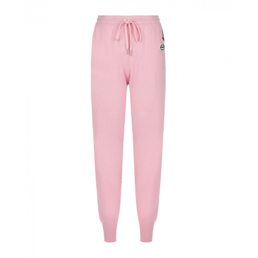 Розовые спортивные брюки из кашемира  | Фото 1