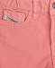 Вельветовые брюки розового цвета Diesel | Фото 3