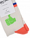 Белые носки Happy Socks | Фото 2