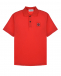Красная футболка-поло с логотипом  | Фото 1