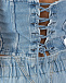 Голубой джинсовый корсетный топ  | Фото 8