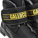 Высокие черные кроссовки с желтым лого Gallucci | Фото 6