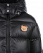 Черная куртка-пуховик с декором &quot;медвежонок&quot; Moschino | Фото 3